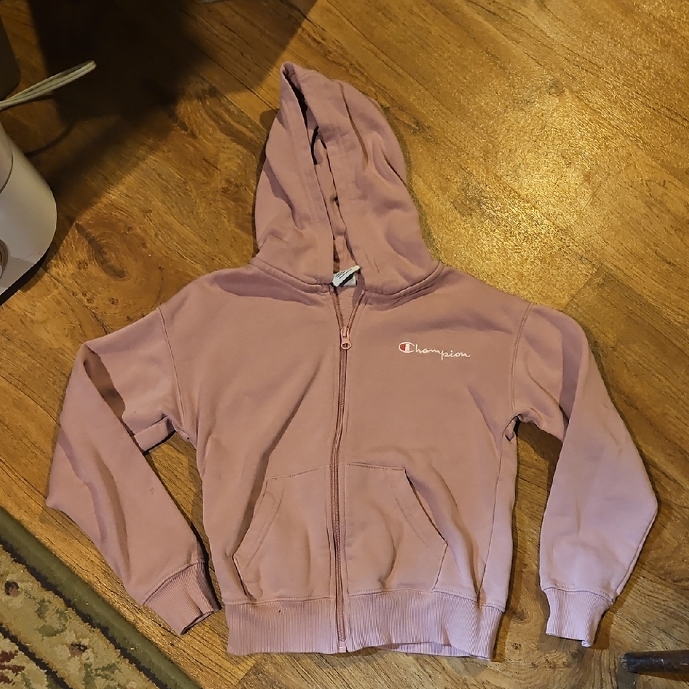 Champion Mauve Hoodie Size S (7-8)